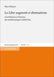 Cover von Le 'Liber augmenti et diminutionis'