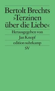 Cover von Bertolt Brechts 'Terzinen über die Liebe'