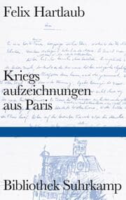 Cover von Kriegsaufzeichnungen aus Paris