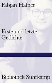 Cover von Erste und letzte Gedichte