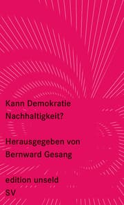 Cover von Kann Demokratie Nachhaltigkeit?