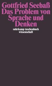 Cover von Das Problem von Sprache und Denken