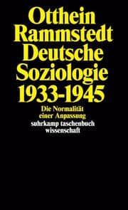 Cover von Deutsche Soziologie 1933-1945