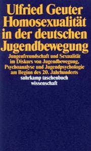 Cover von Homosexualität in der deutschen Jugendbewegung