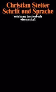 Cover von Schrift und Sprache