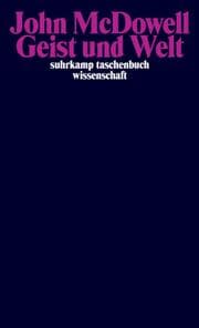Cover von Geist und Welt