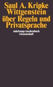 Cover von Wittgenstein über Regeln und Privatsprache