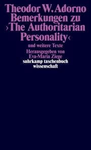 Cover von Bemerkungen zu The Authoritarian Personality