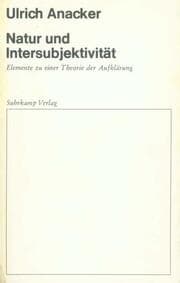 Cover von Natur und Intersubjektivität