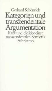 Cover von Kategorien und transzendentale Argumentation