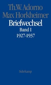 Cover von Briefwechsel 1927-1937