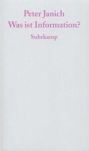 Cover von Was ist Information?