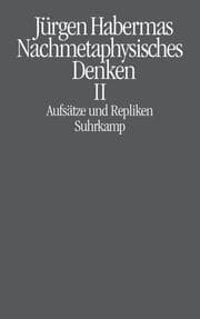Cover von Nachmetaphysisches Denken II