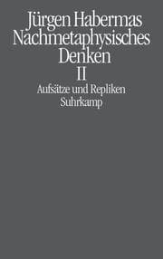 Cover von Nachmetaphysisches Denken II