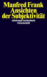 Cover von Ansichten der Subjektivität