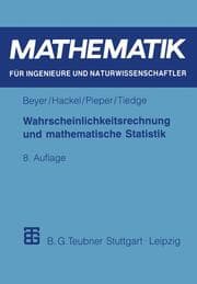 Cover von Wahrscheinlichkeitsrechnung und mathematische Statistik