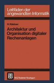 Cover von Architektur und Organisation digitaler Rechenanlagen