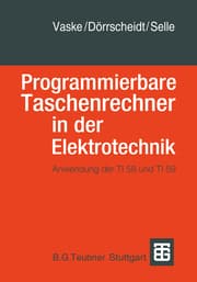Cover von Programmierbare Taschenrechner in der Elektrotechnik