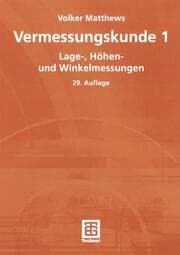 Cover von Vermessungskunde 1