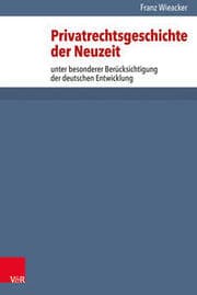Cover von Privatrechtsgeschichte der Neuzeit