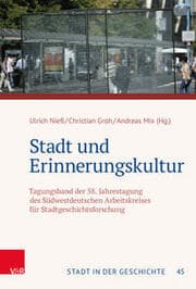 Cover von Stadt und Erinnerungskultur