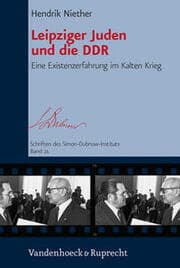 Cover von Leipziger Juden und die DDR