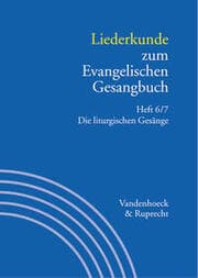 Cover von Liederkunde zum Evangelischen Gesangbuch. Heft 6/7