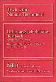 Cover von Religionsgeschichtliches Textbuch zum Neuen Testament