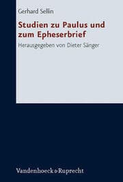 Cover von Studien zu Paulus und zum Epheserbrief