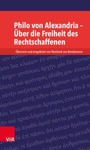 Cover von Philo von Alexandria - Über die Freiheit des Rechtschaffenen
