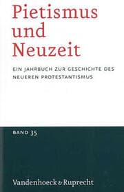 Cover von Pietismus und Neuzeit Band 35 - 2009