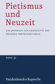 Cover von Pietismus und Neuzeit Band 37 - 2011