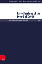 Cover von Early Sessions of the Synod of Dordt