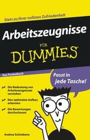 Cover von Arbeitszeugnisse für Dummies Das Pocketbuch