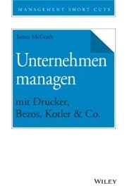 Cover von Unternehmen managen mit Drucker, Bezos, Kotler & Co.