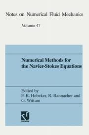 Cover von Numerical methods for the Navier-Stokes equations