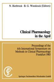 Cover von Clinical Pharmacology in the Aged/Klinische Pharmakologie im Alter