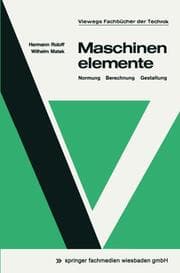 Cover von Maschinenelemente
