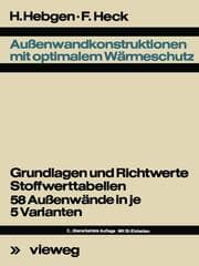 Cover von Außenwandkonstruktionen mit optimalem Wärmeschutz