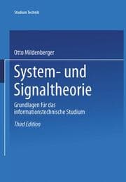 Cover von System- und Signaltheorie