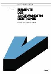 Cover von Elemente der angewandten Elektronik