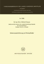 Cover von Unterwasserströmung um Kreiszylinder