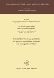 Cover von Widerstandsverminderung umströmter Körper durch kombiniertes Ausblasen und Absaugen an der Wand