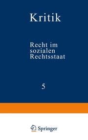 Cover von Recht im sozialen Rechtsstaat