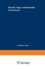 Cover von Aktuelle Fragen multinationaler Unternehmen