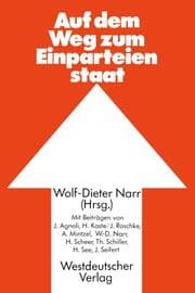 Cover von Auf dem Weg zum Einparteienstaat