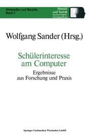 Cover von Schülerinteresse am Computer