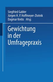 Cover von Gewichtung in der Umfragepraxis