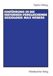 Cover von Einführung in die historisch-vergleichende Soziologie Max Webers