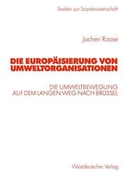 Cover von Die Europäisierung von Umweltorganisationen